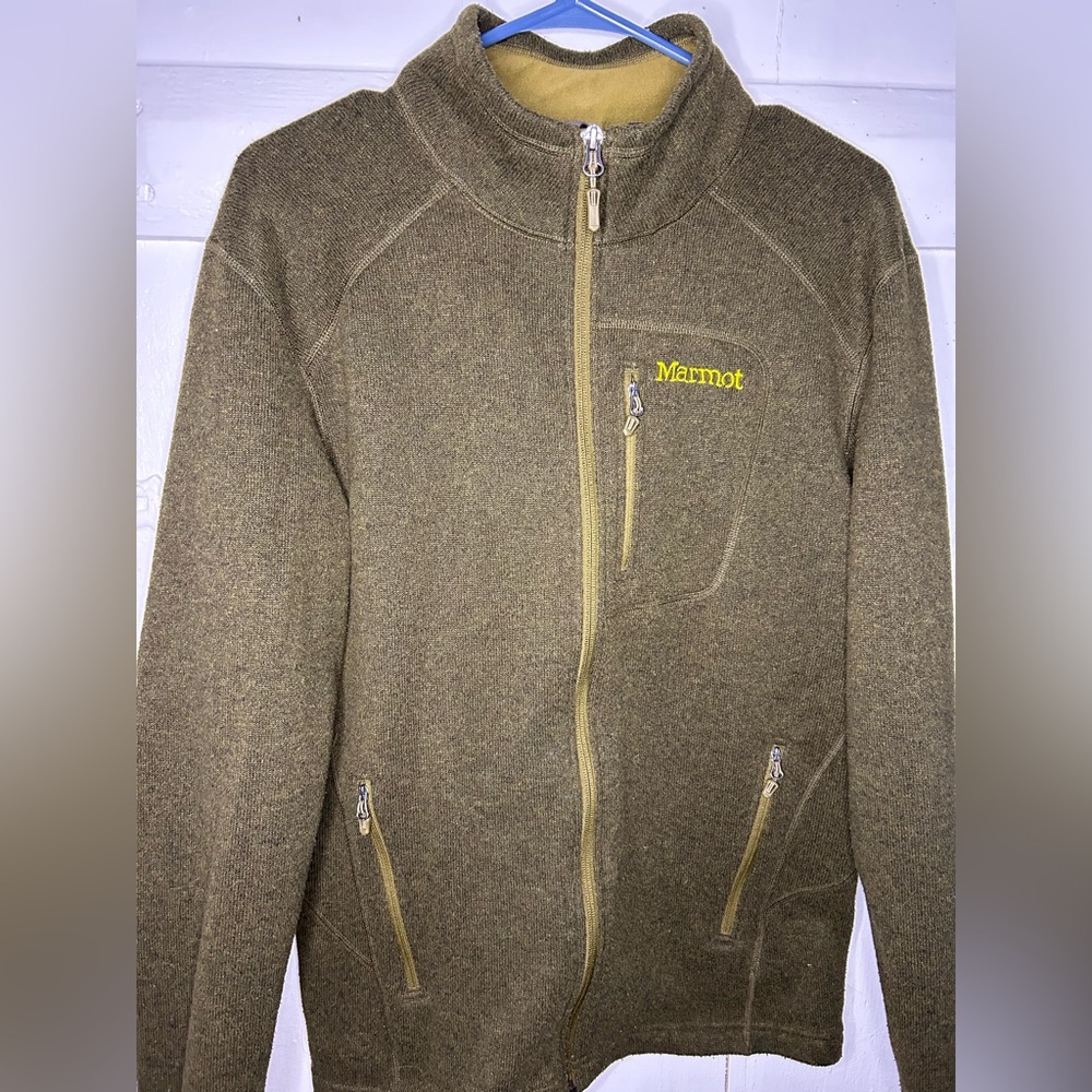 Marmot Men's Dark Green Lightweight Fleece